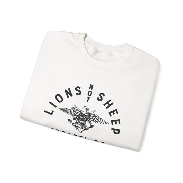 Lions Not Sheep "Vintage Eagle" Unisex Crewneck Sweatshirt