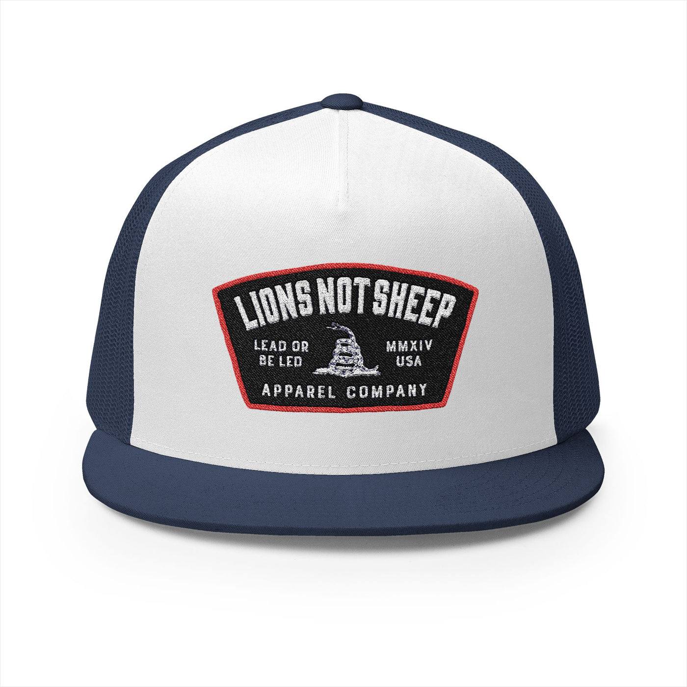 Lions Not Sheep "Lead From the Front" 5 Panel Trucker Hat