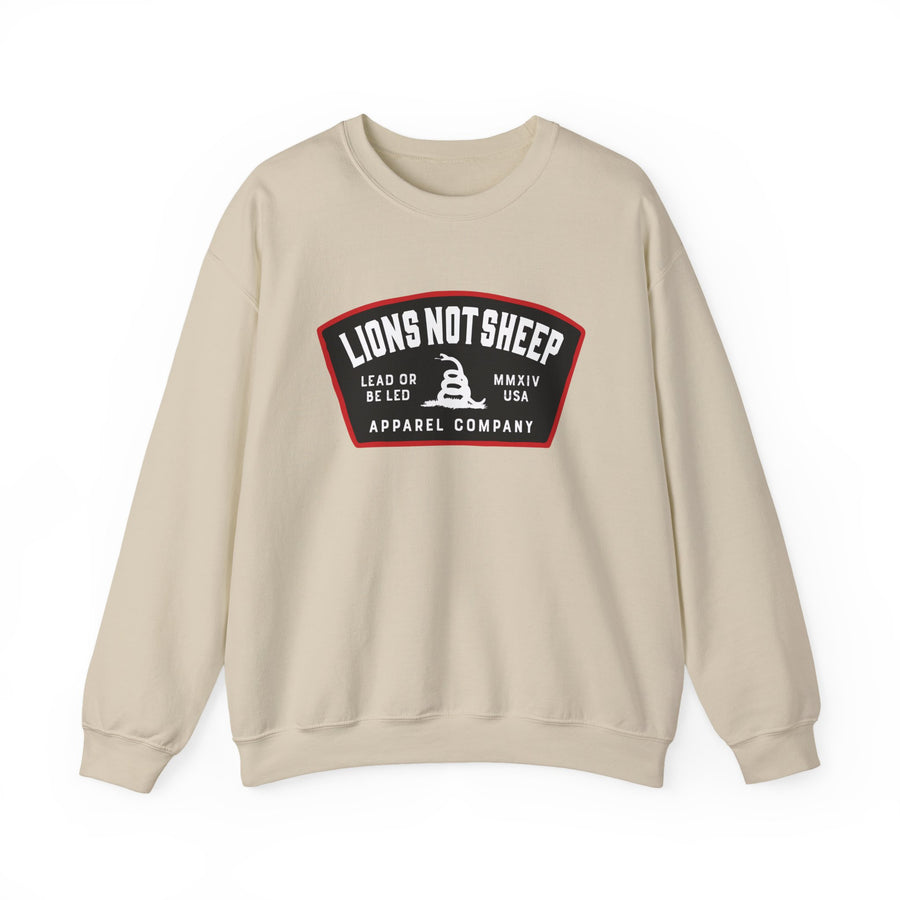 Lions Not Sheep "Lead From the Front" Unisex Crewneck Sweatshirt