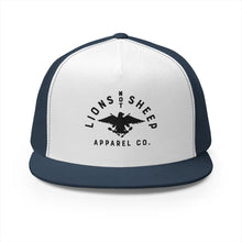 Lions Not Sheep "Vintage Eagle" 5 Panel Trucker Hat - Light Version Old