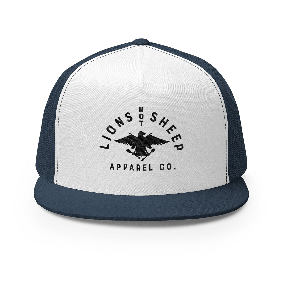 Lions Not Sheep &quot;Vintage Eagle&quot; 5 Panel Trucker Hat - Light Version