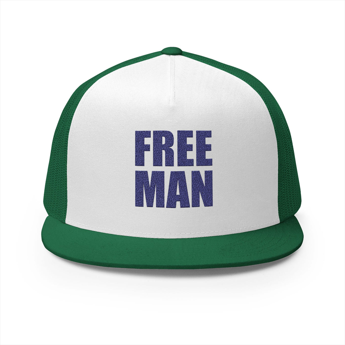Lions Not Sheep "Free Man" 5 Panel Trucker Hat - Light Version Old