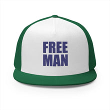 Lions Not Sheep "Free Man" 5 Panel Trucker Hat - Light Version Old