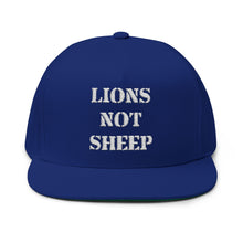 Lions Not Sheep "OG" Flat Bill Hat - Dark Version Old