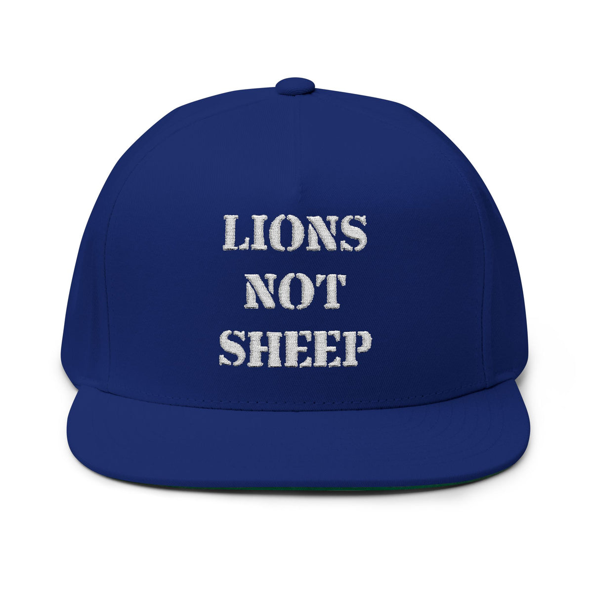 Lions Not Sheep &quot;OG&quot; Flat Bill Hat - Dark Version