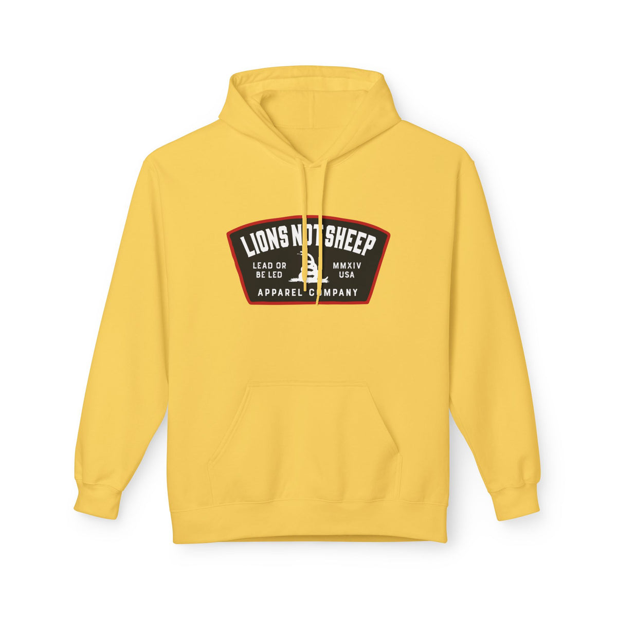 Lions Not Sheep "Lead From the Front" Softstyle Fleece Hoodie