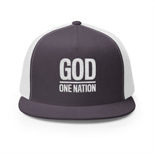 Lions Not Sheep "God's Nation" 5 Panel Trucker Hat - Dark Version Old