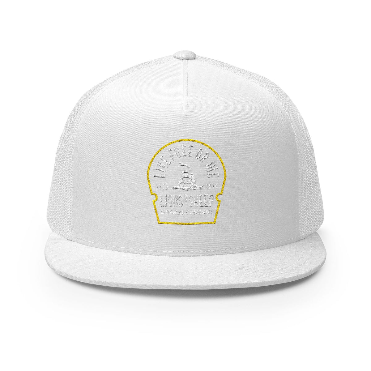 Lions Not Sheep &quot;Live Free or Die&quot; 5 Panel Trucker Hat