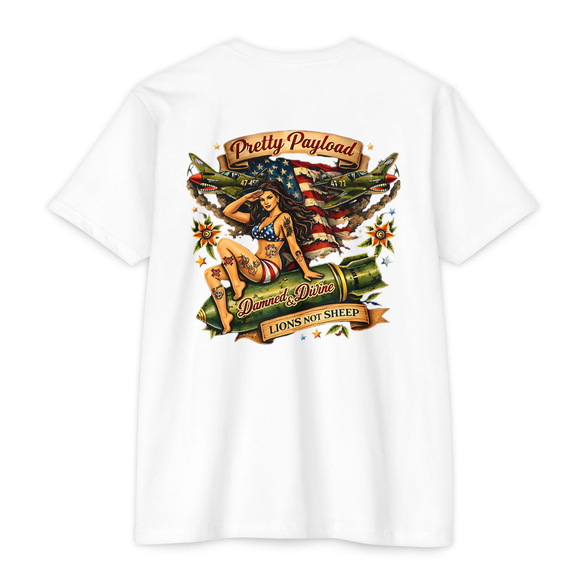 Lions Not Sheep "Pretty Payload" Tee