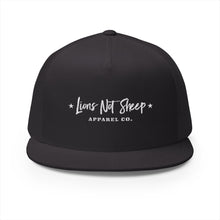 Lions Not Sheep "Apparel Co." 5 Panel Trucker Hat - Dark Version Old