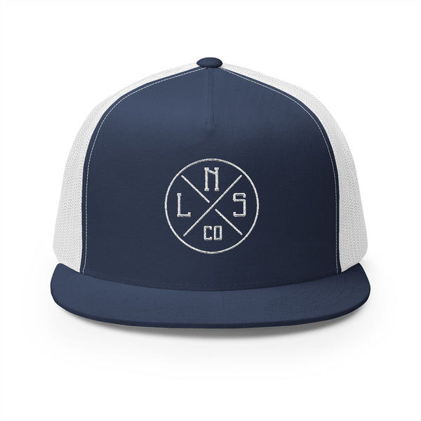 Lions Not Sheep "Icon" 5 Panel Trucker Hat - Dark Version Old