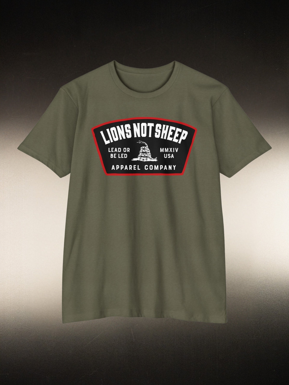 Lions Not Sheep &quot;Lead From the Front&quot; Tee - White