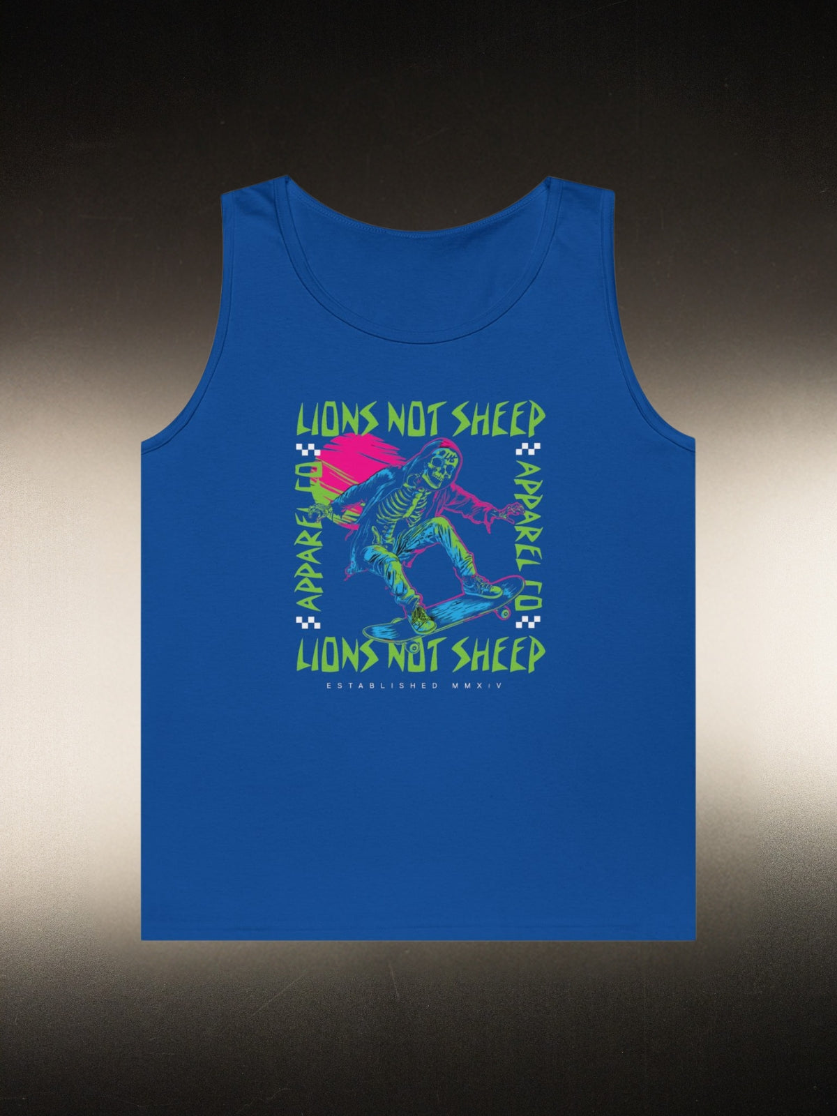 Lions Not Sheep &quot;Skeleton Skate&quot; Tank