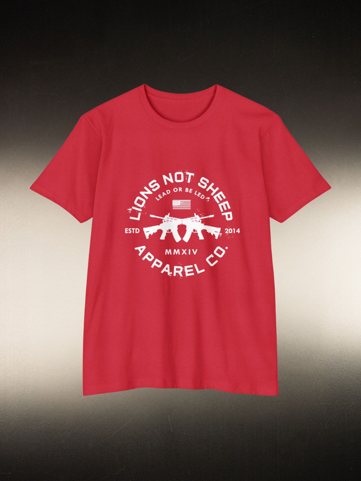 Lions Not Sheep “Cross Guns” Tee