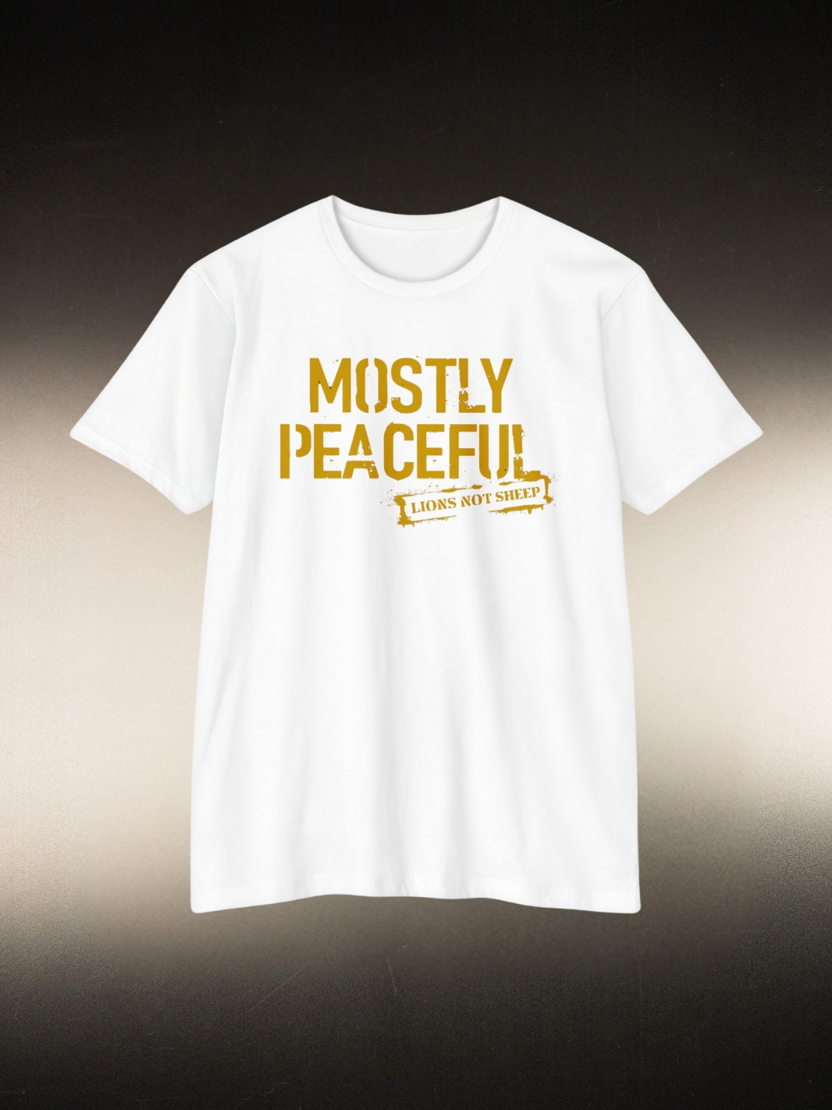 Lions Not Sheep “Mostly Peaceful” Tee
