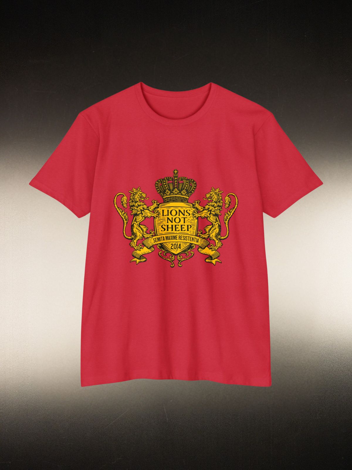 Lions Not Sheep “Coat of Arms” Tee