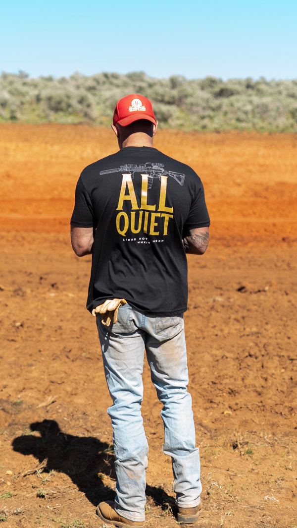 Lions Not Sheep "All Quiet" Tee