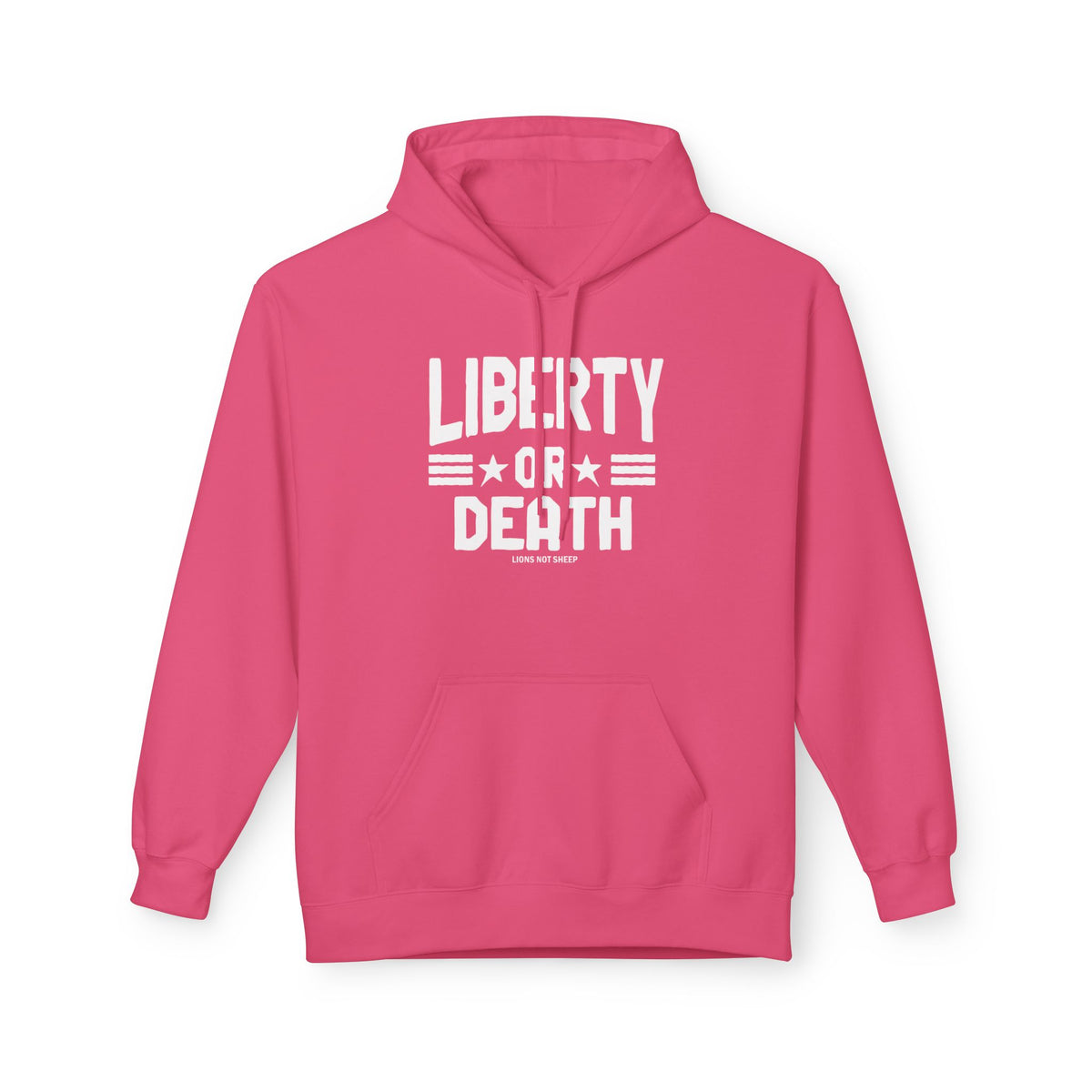 Lions Not Sheep "Liberty or Death" Softstyle Fleece Hoodie