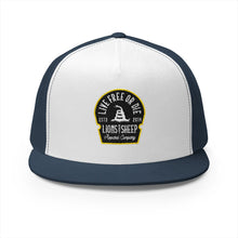 Lions Not Sheep "Live Free or Die" 5 Panel Trucker Hat Old