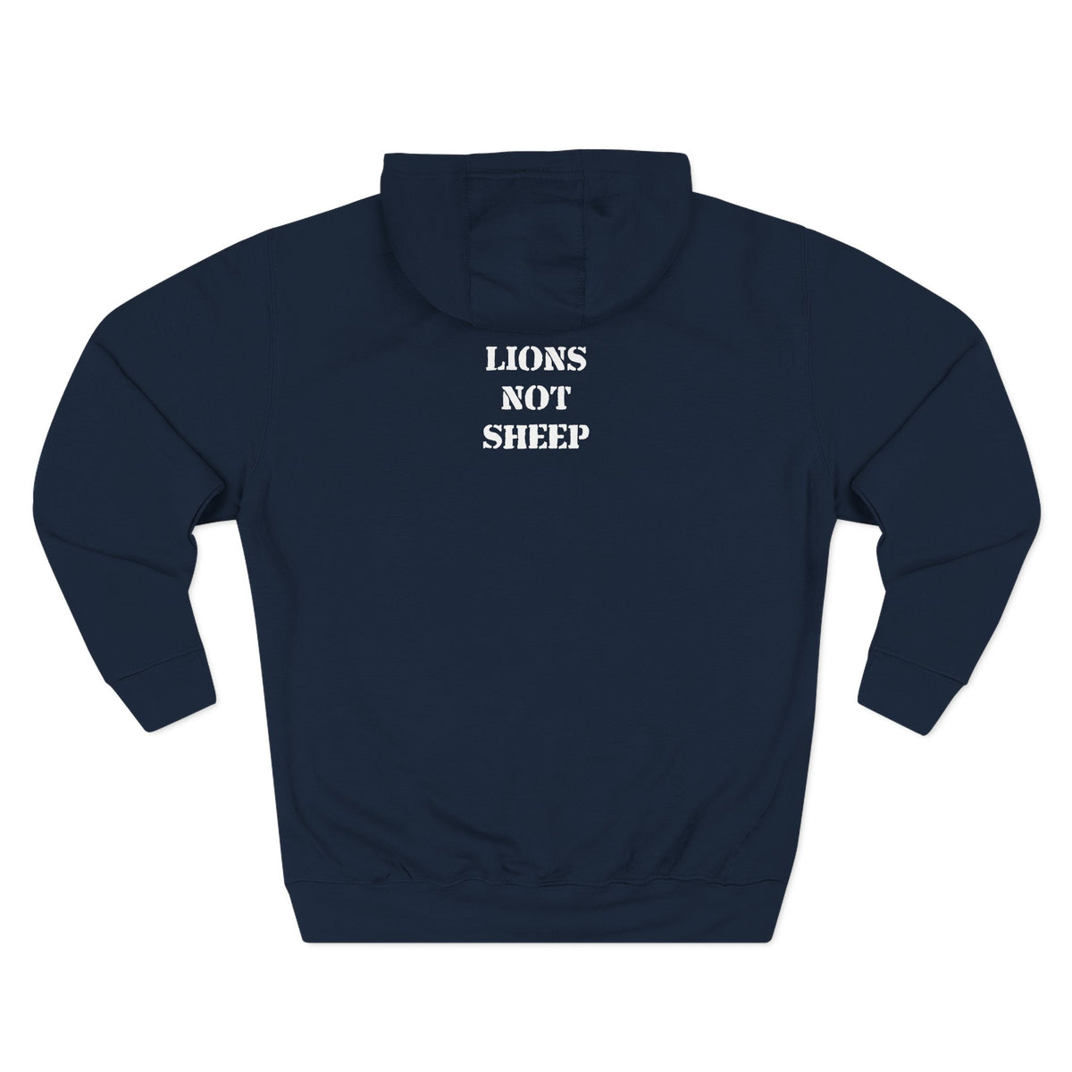 Lions Not Sheep &quot;OG&quot; Three-Panel Fleece Hoodie