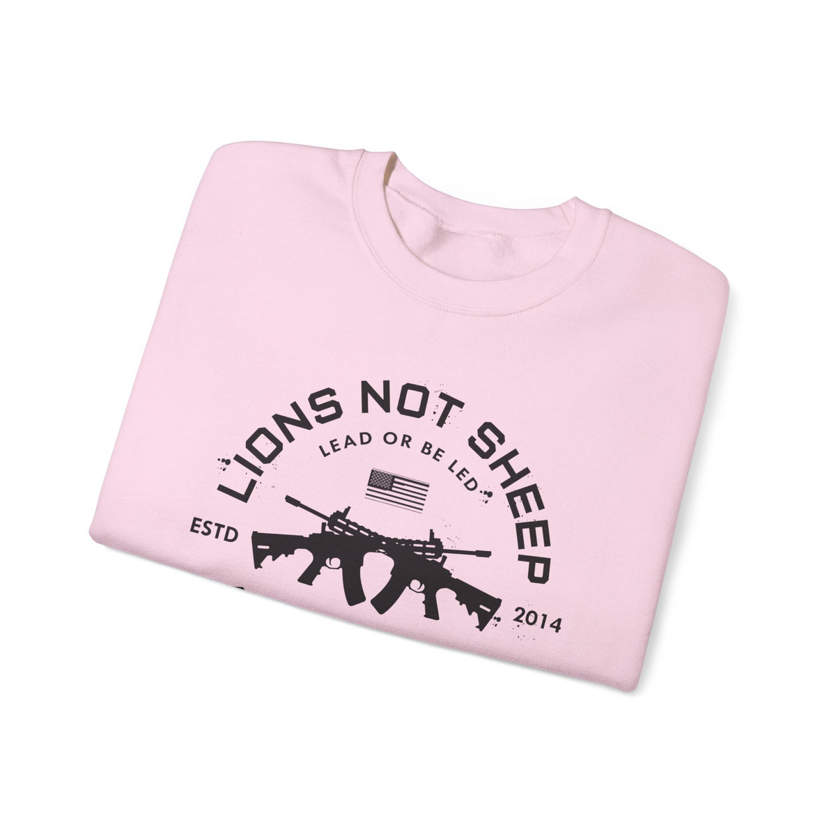 Lions Not Sheep "Cross Guns" Unisex Crewneck Sweatshirt