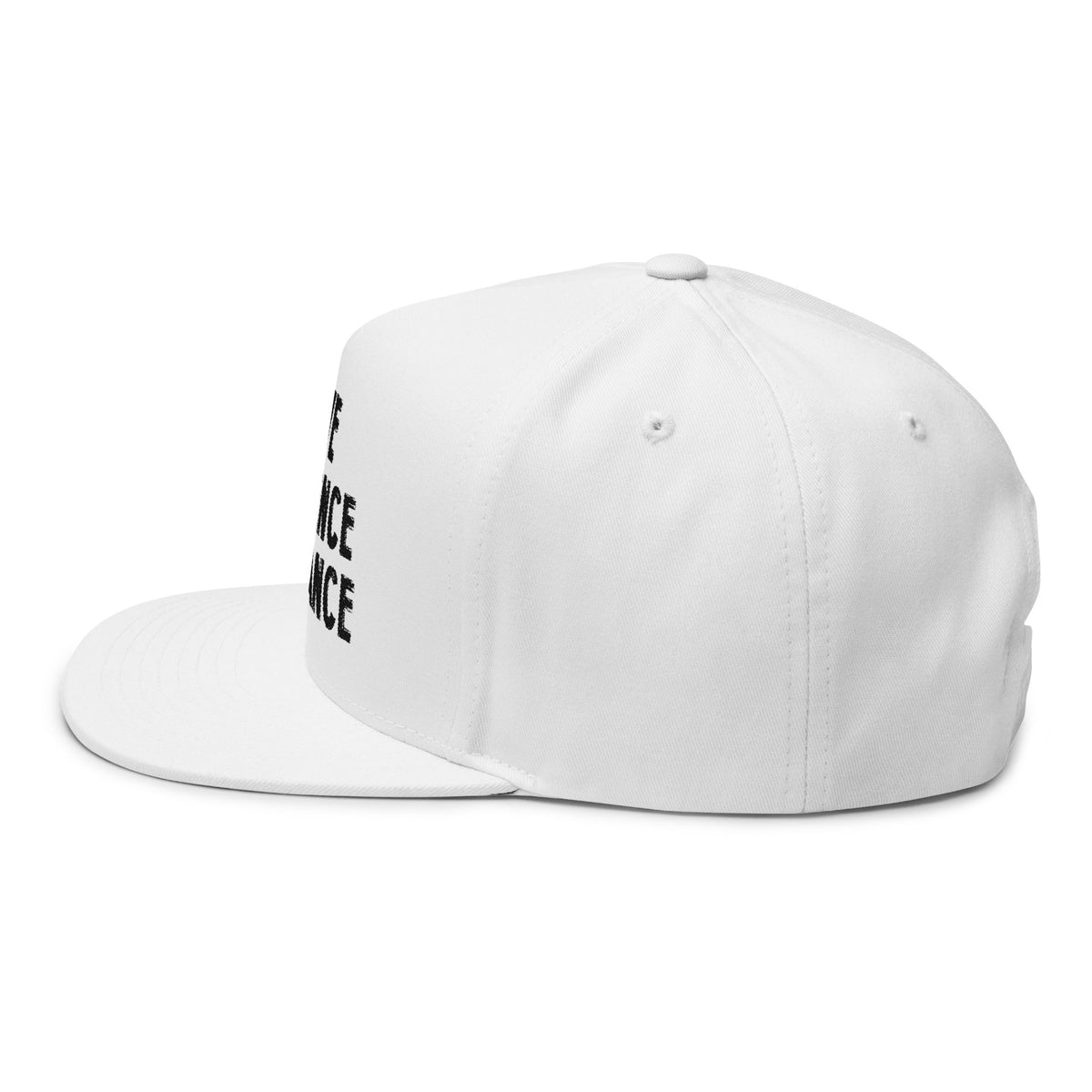 Lions Not Sheep &quot;Give Violence A Chance&quot; Flat Bill Hat - Light Version