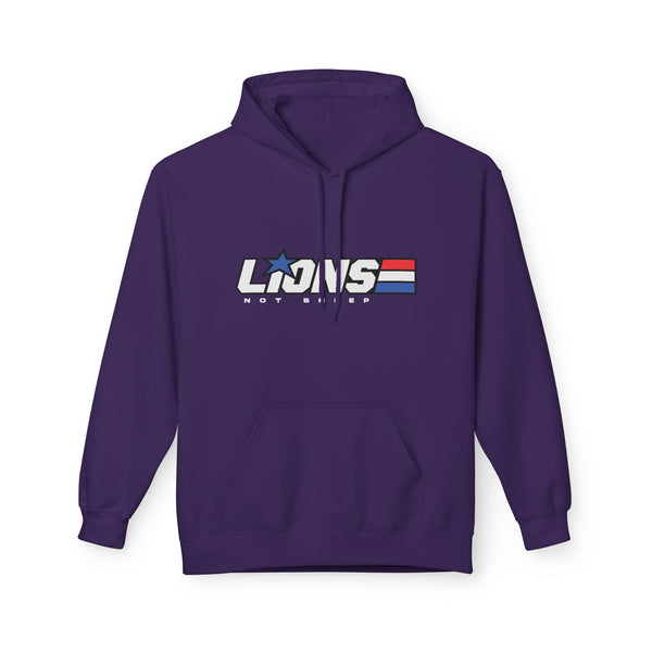 Lions Not Sheep "American Hero" Softstyle Fleece Hoodie