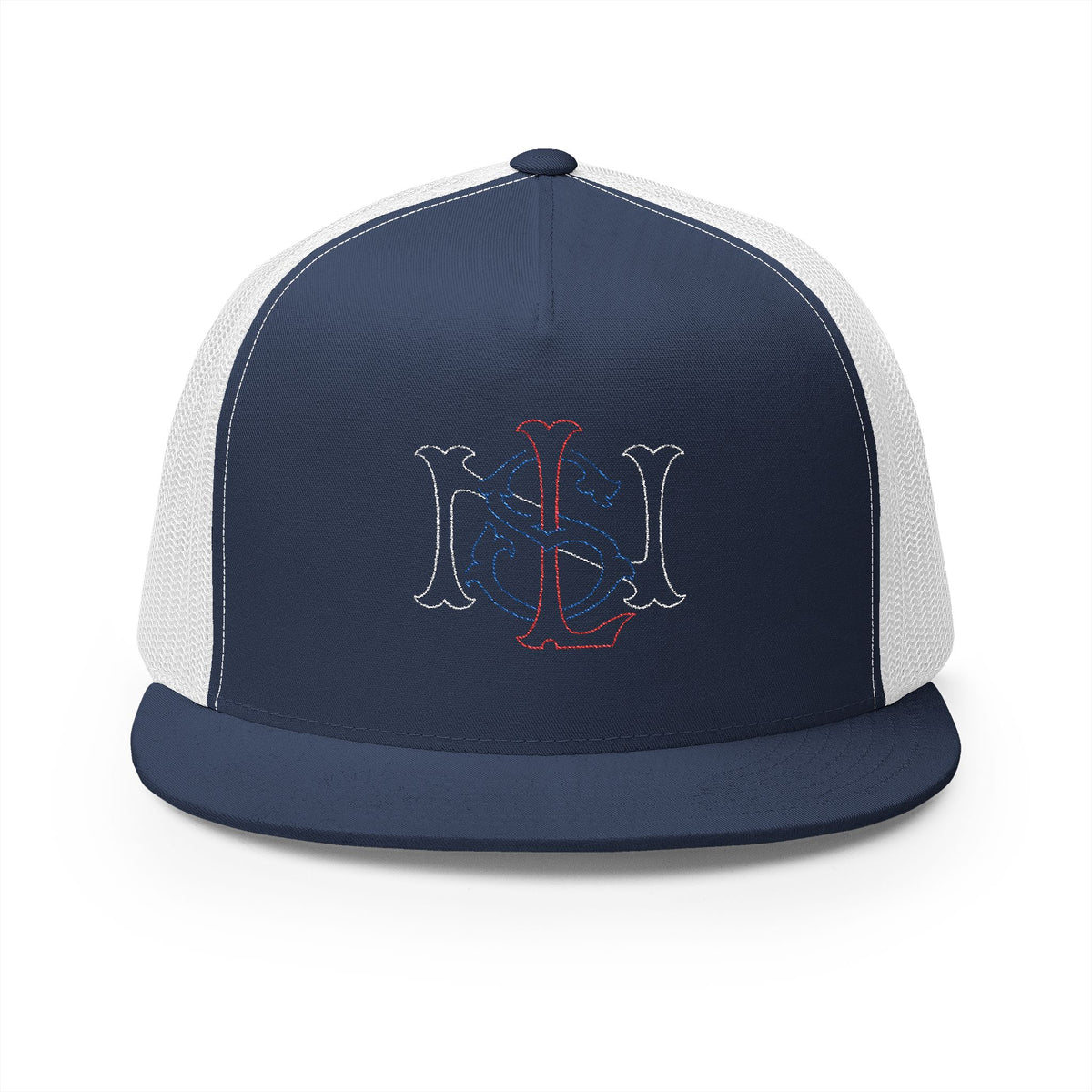 Lions Not Sheep &quot;Yankee&quot; 5 Panel Trucker Hat - Dark Version