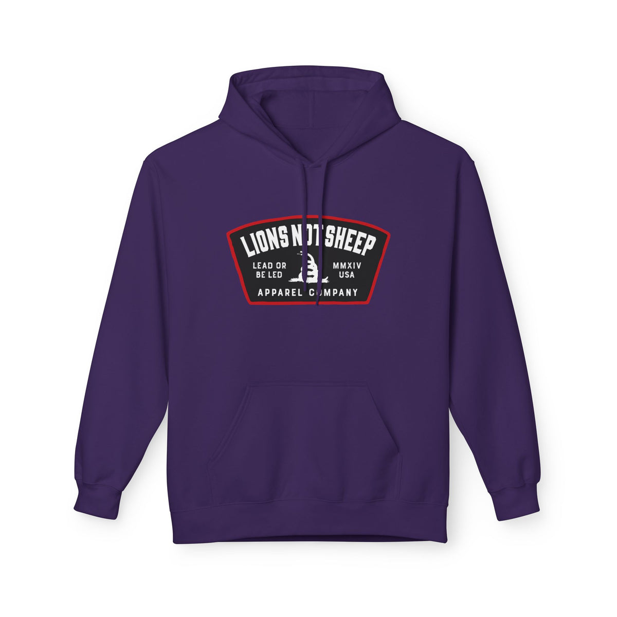 Lions Not Sheep "Lead From the Front" Softstyle Fleece Hoodie