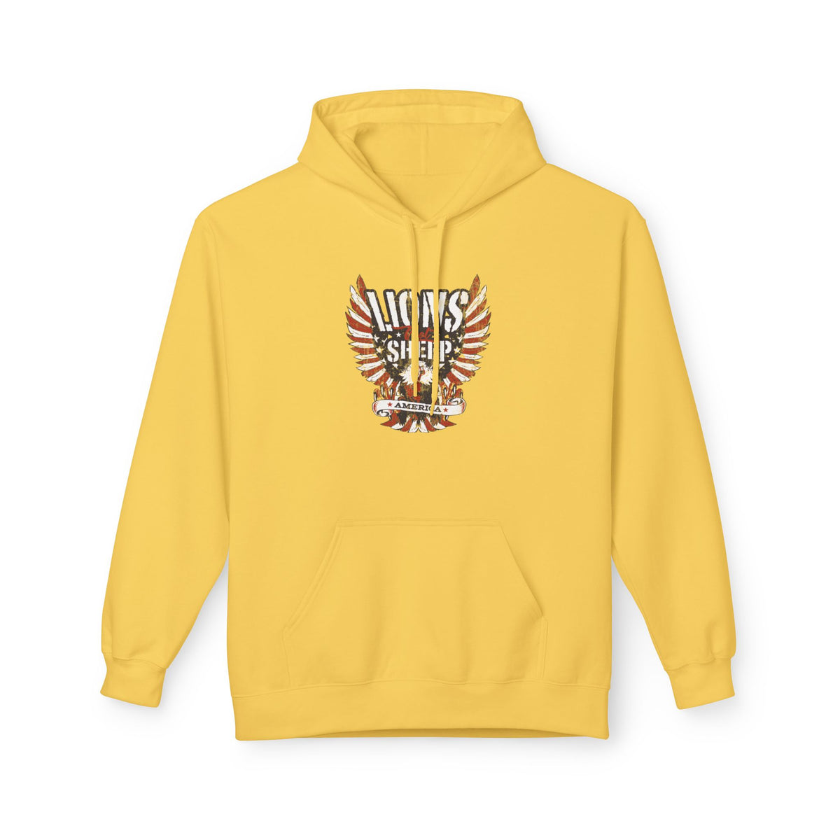 Lions Not Sheep "America" Softstyle Fleece Hoodie