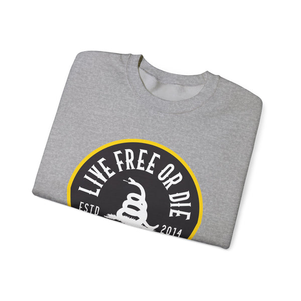Lions Not Sheep "Live Free or Die" Unisex Crewneck Sweatshirt