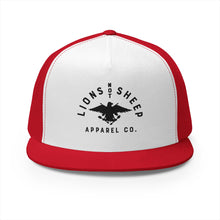 Lions Not Sheep "Vintage Eagle" 5 Panel Trucker Hat - Light Version Old