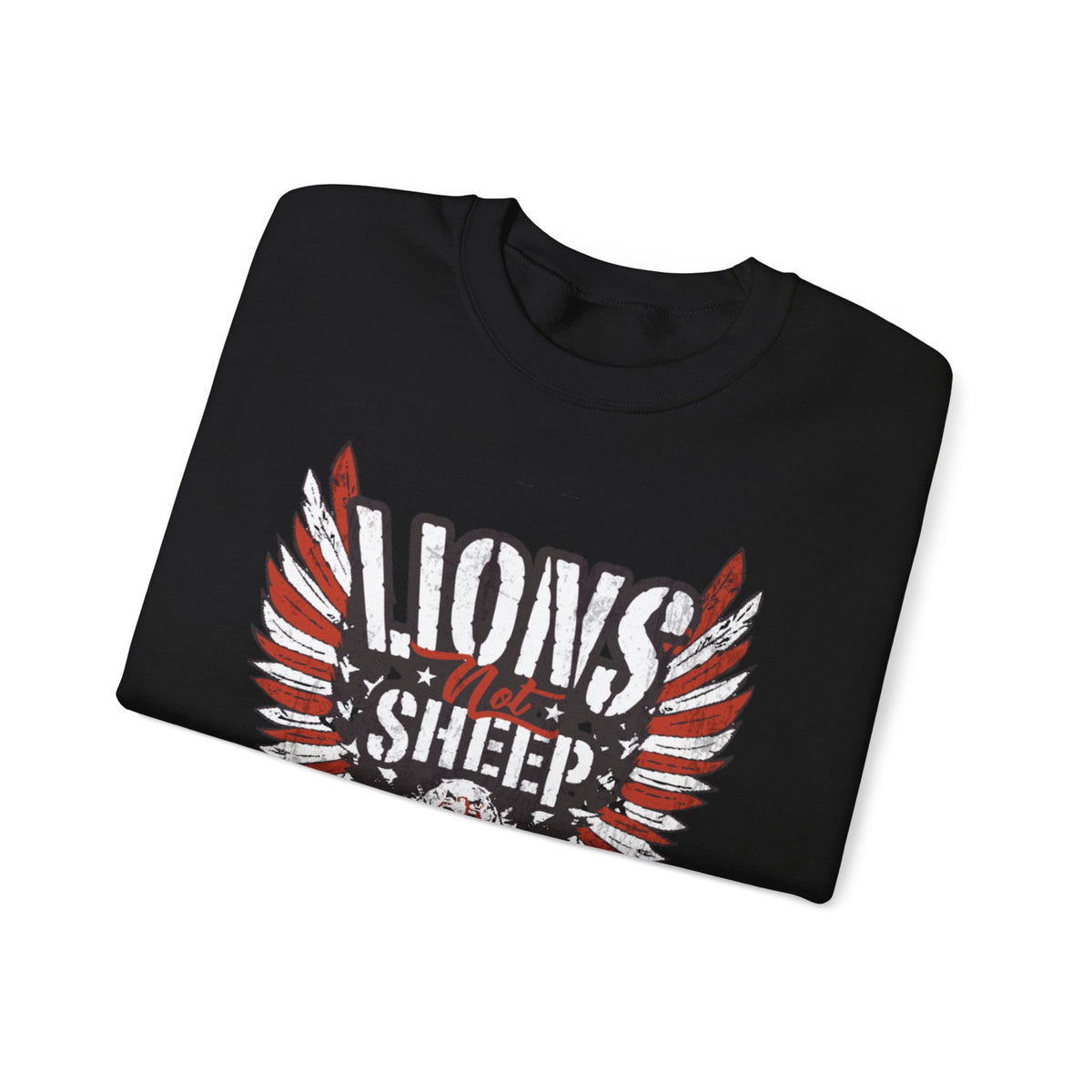 Lions Not Sheep "America" Unisex Crewneck Sweatshirt