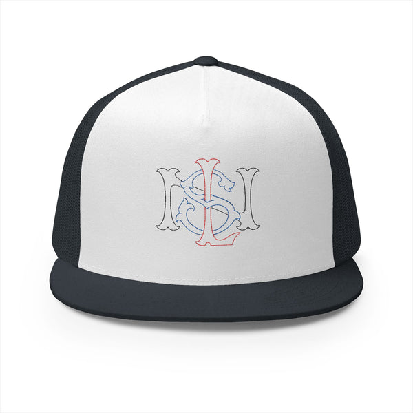 Lions Not Sheep "Yankee" 5 Panel Trucker Hat - Light Version Old