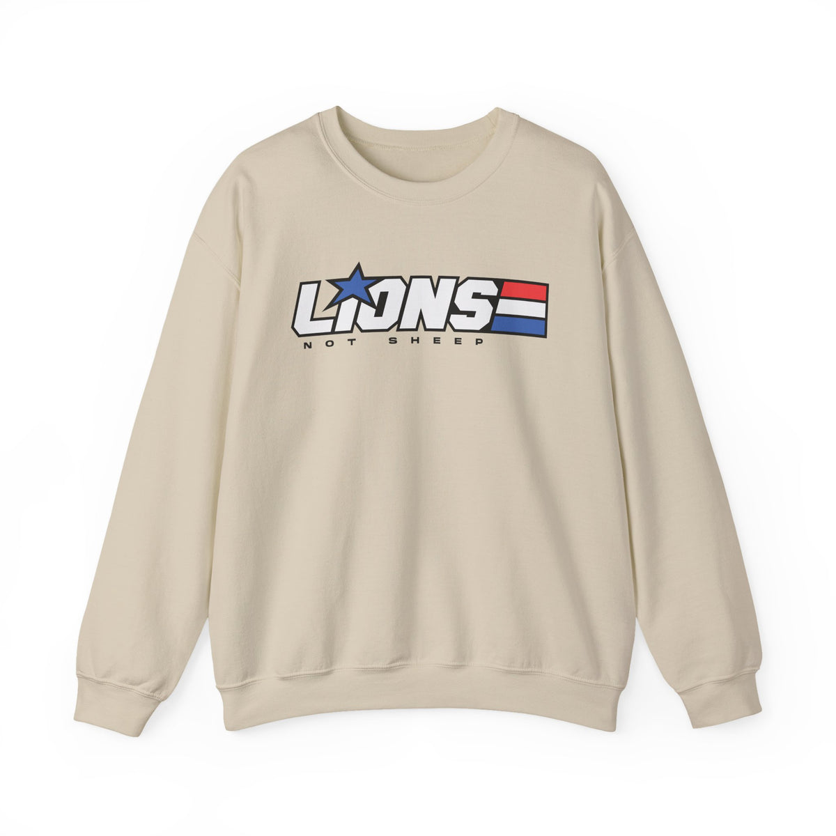 Lions Not Sheep "American Hero" Unisex Crewneck Sweatshirt