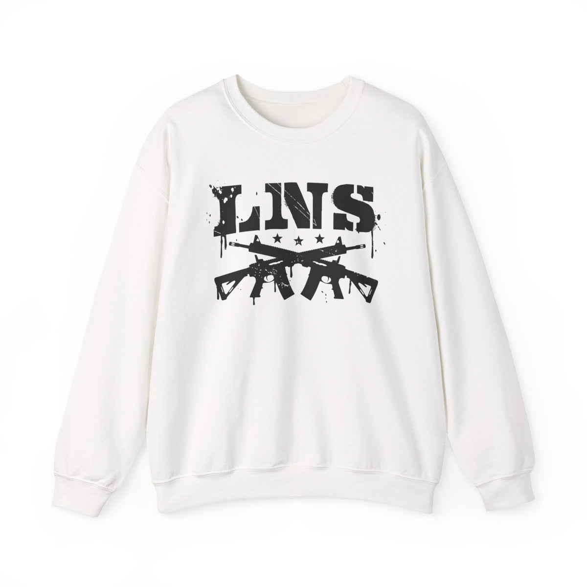 Lions Not Sheep "Crossed Guns" Unisex Crewneck Sweatshirt