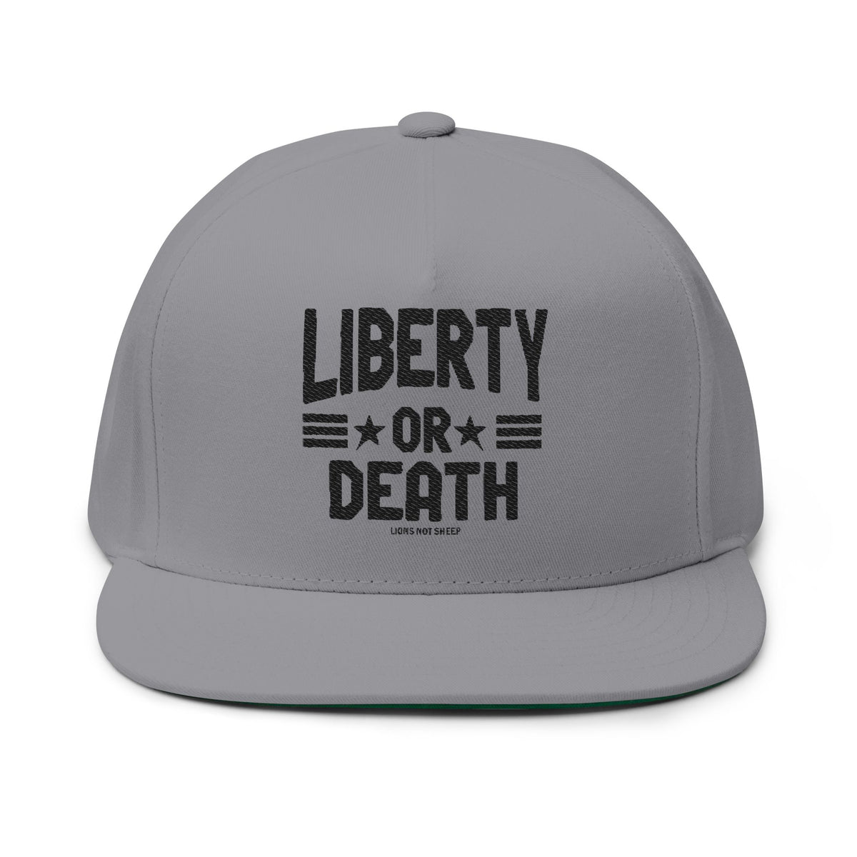 Lions Not Sheep &quot;Liberty or Death&quot; Flat Bill Hat - Light Version