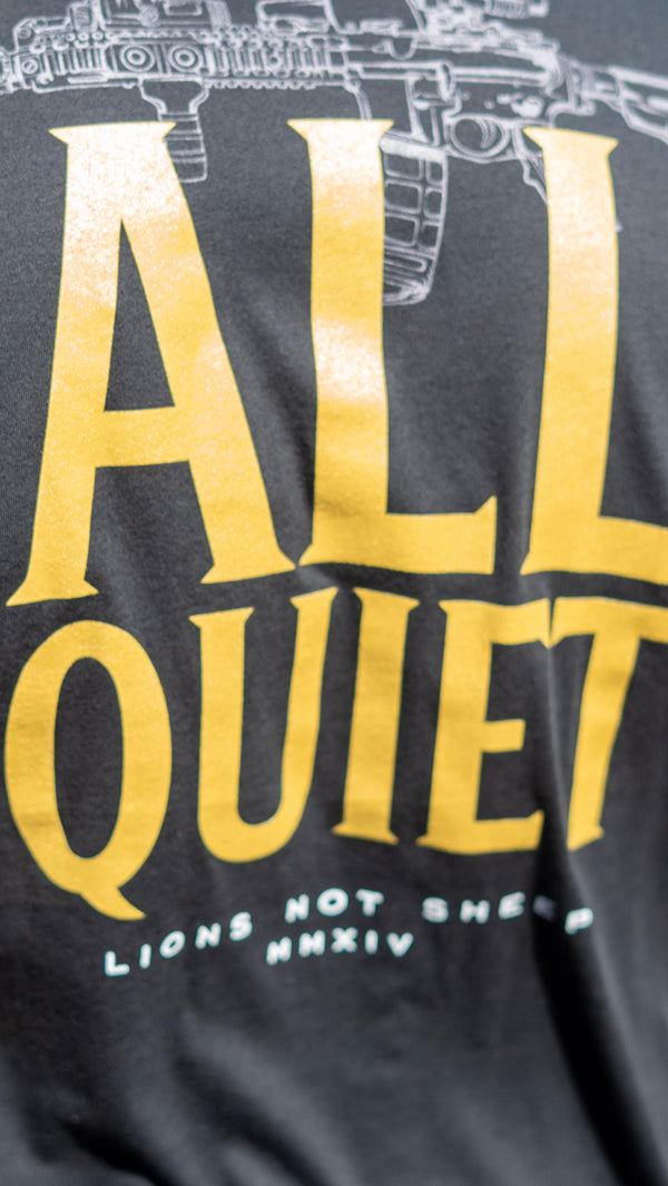 Lions Not Sheep "All Quiet" Tee