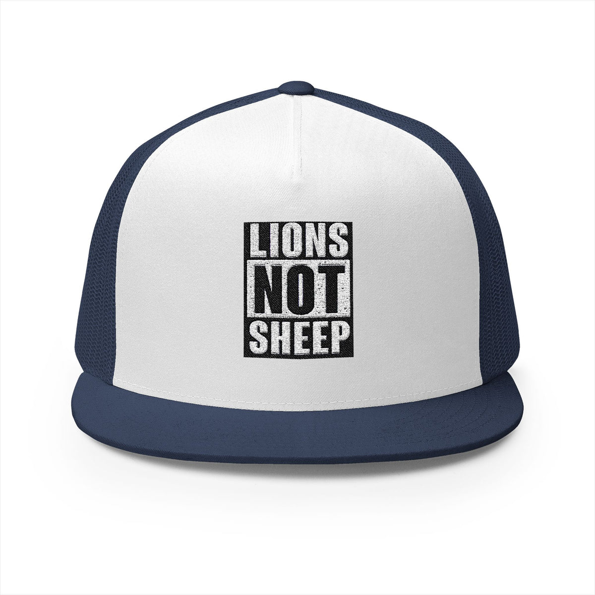 Lions Not Sheep &quot;Straight Outta&quot; 5 Panel Trucker Hat
