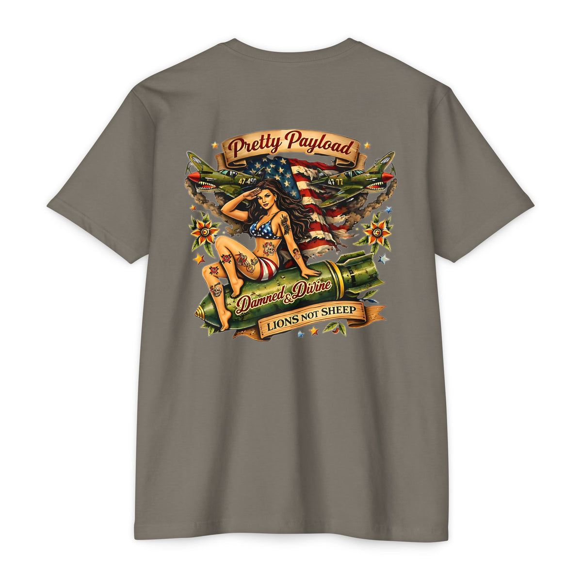 Lions Not Sheep "Pretty Payload" Tee