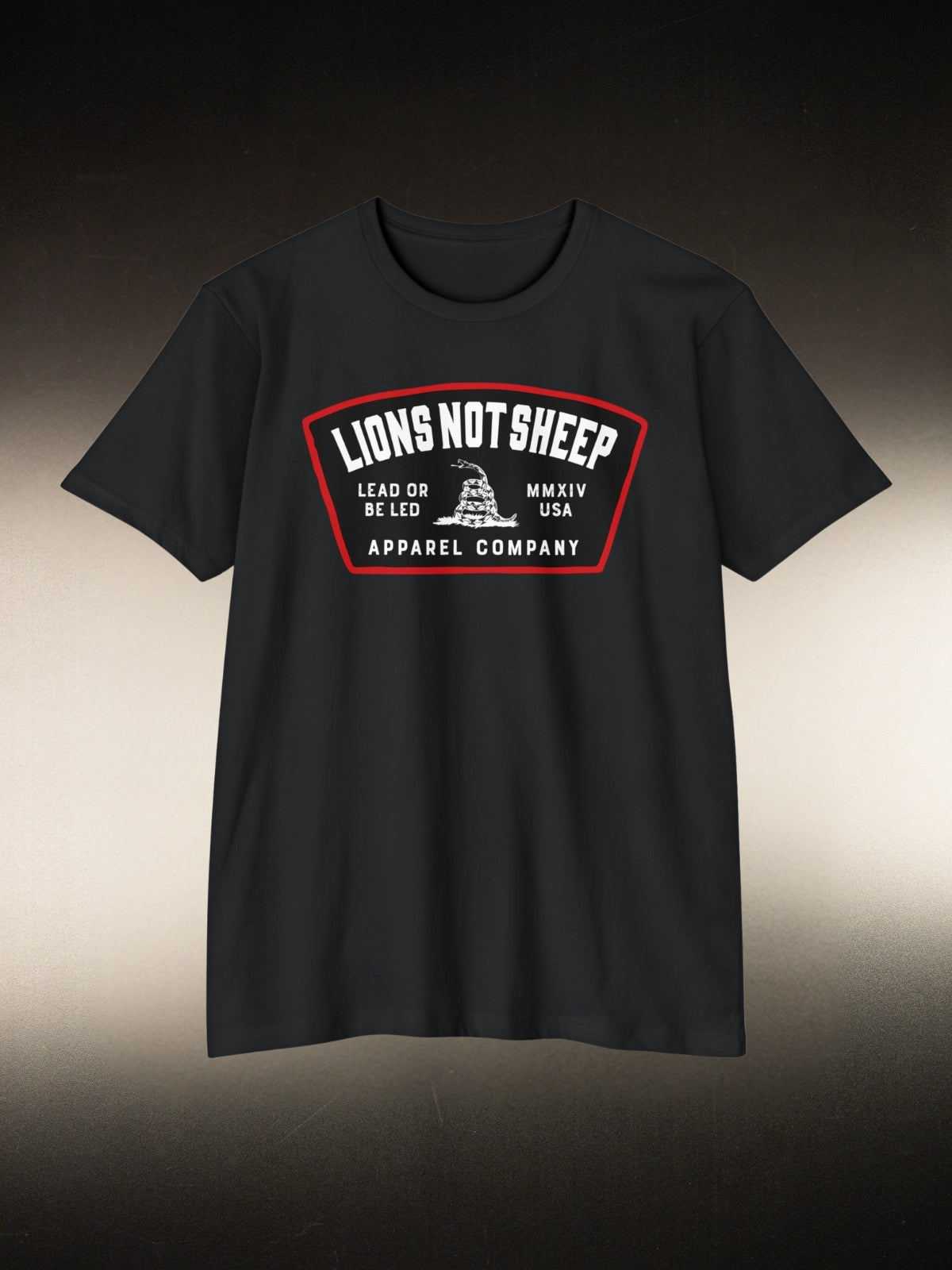 Lions Not Sheep &quot;Lead From the Front&quot; Tee - White