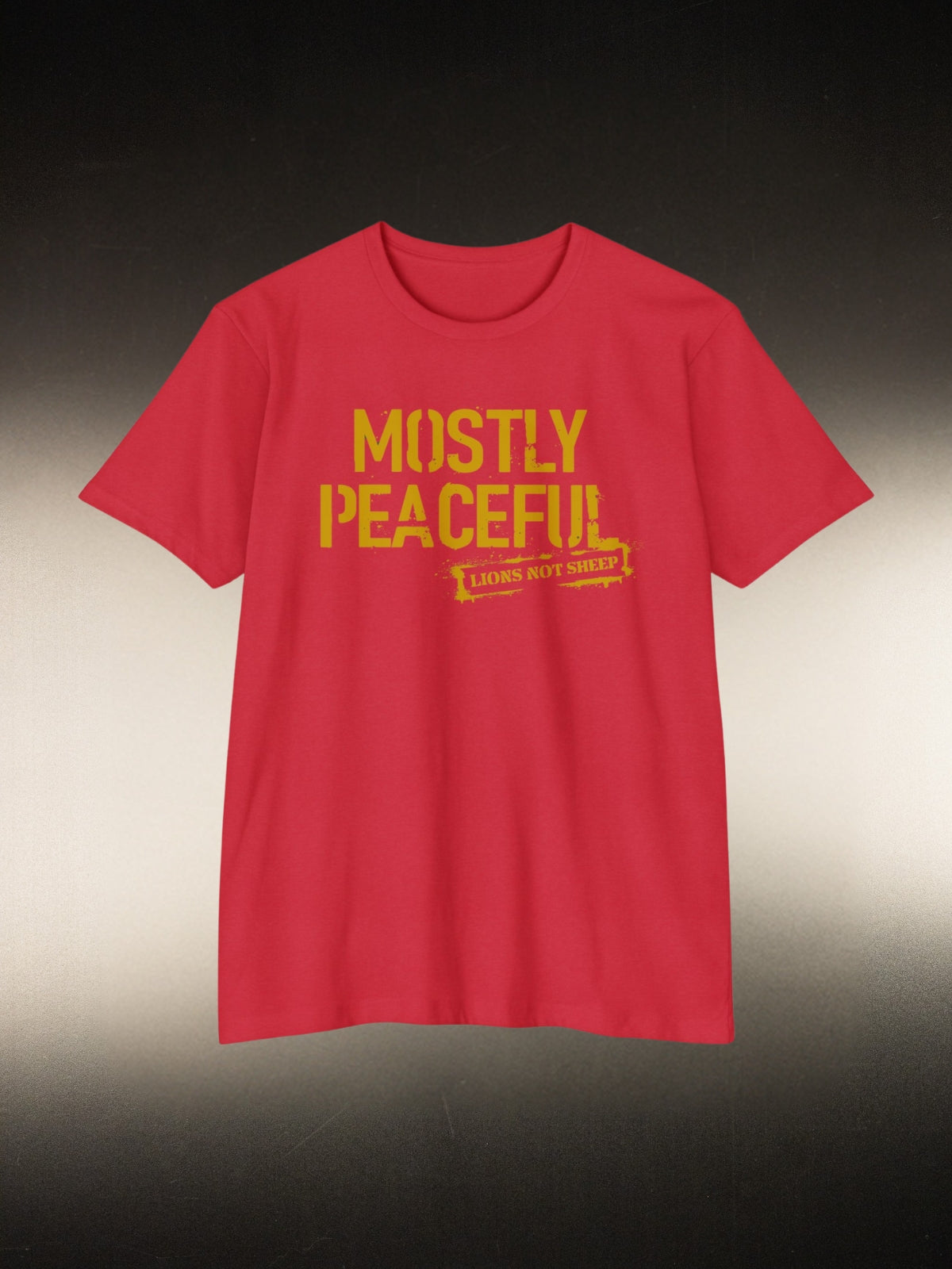 Lions Not Sheep “Mostly Peaceful” Tee
