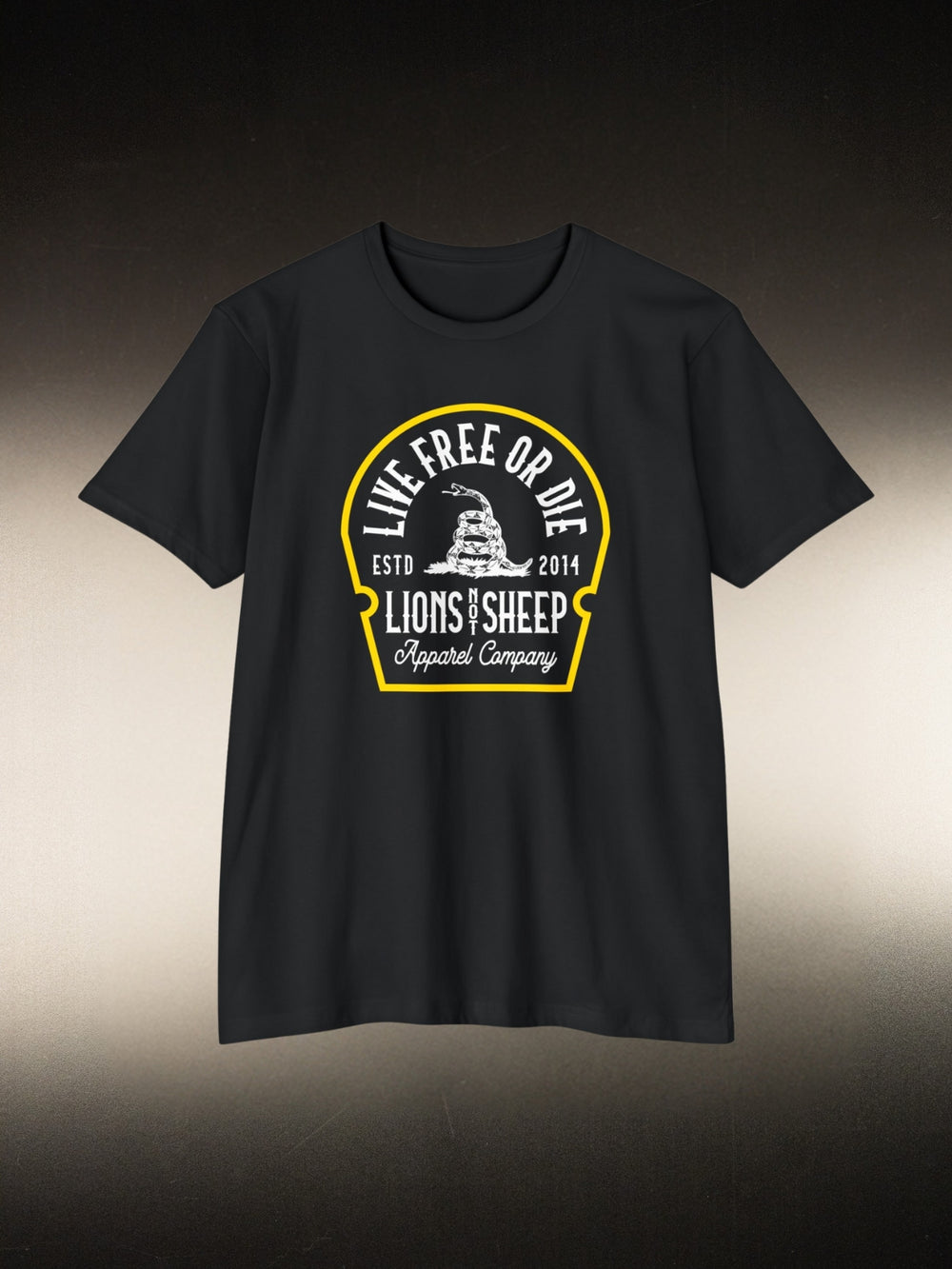 Lions Not Sheep "Live Free or Die" Tee