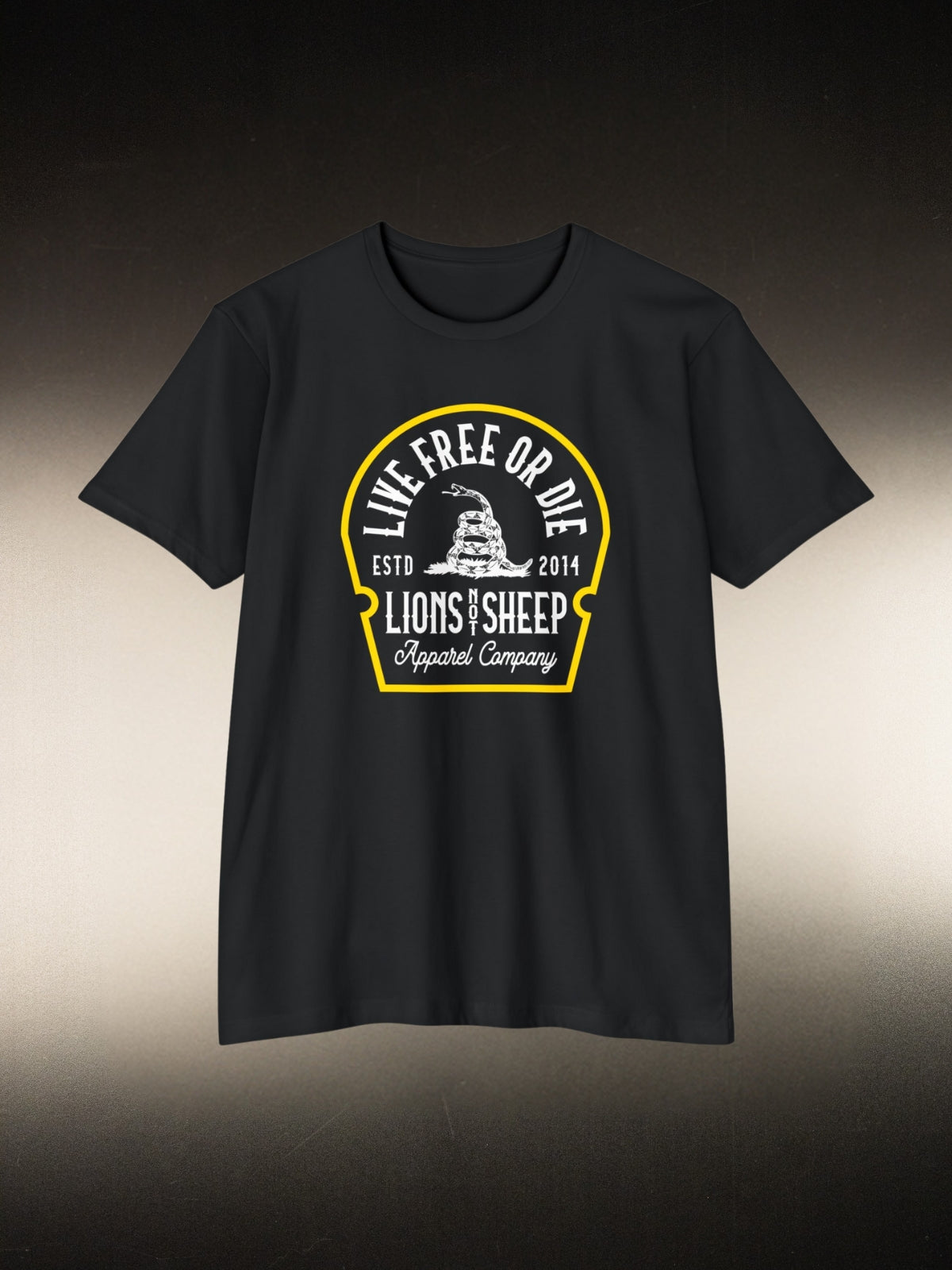 Lions Not Sheep "Live Free or Die" Tee