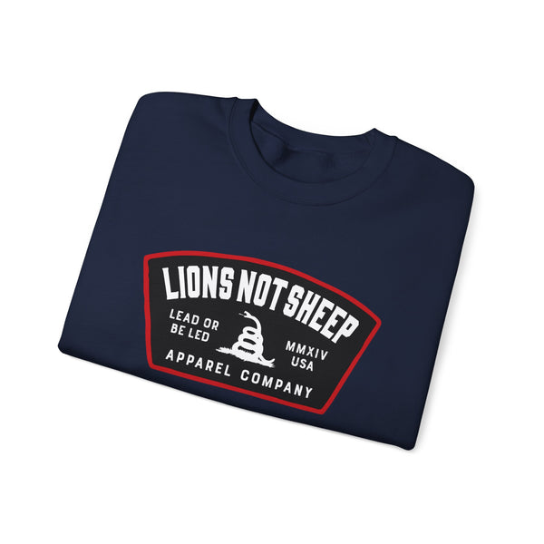 Lions Not Sheep "Lead From the Front" Unisex Crewneck Sweatshirt