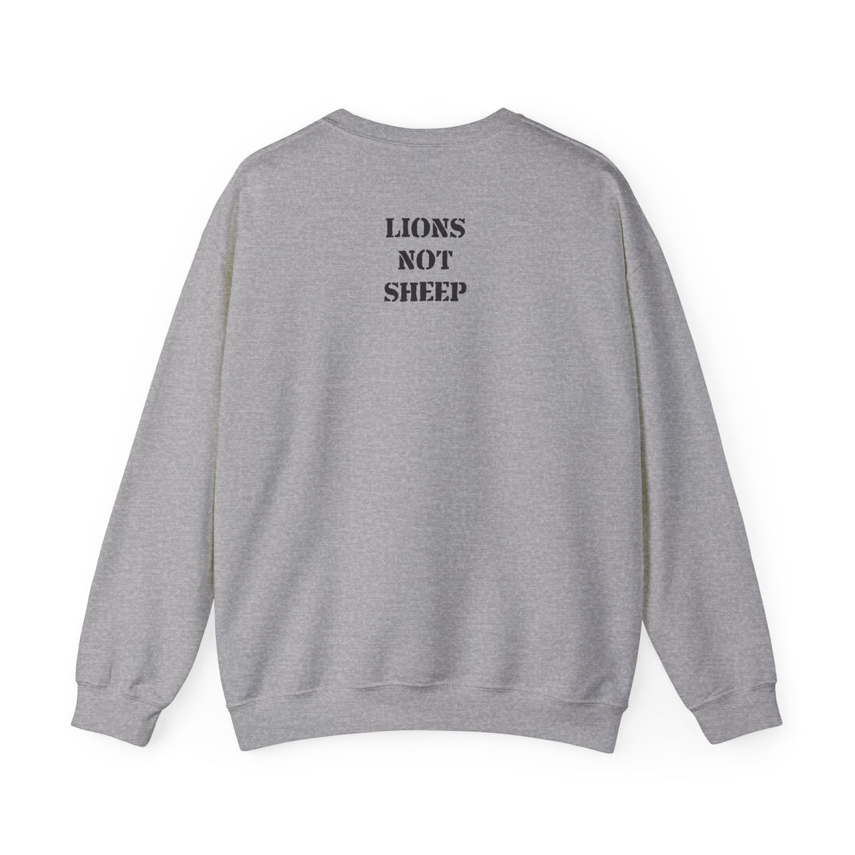 Lions Not Sheep "Cross" Unisex Crewneck Sweatshirt