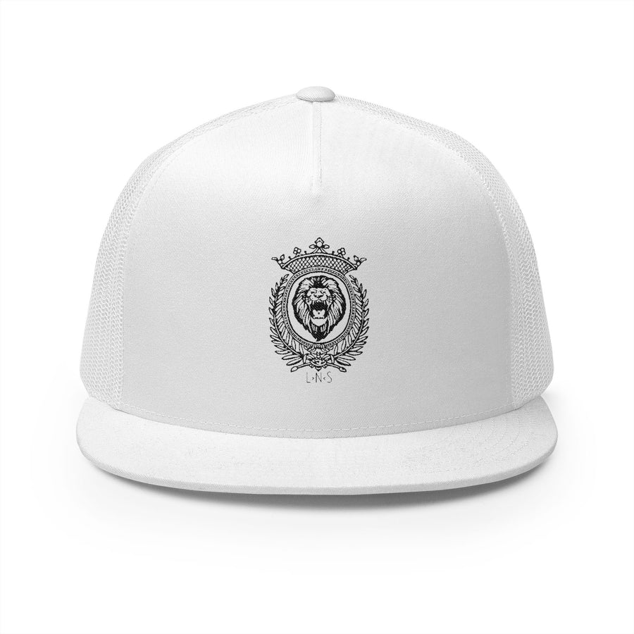 Lions Not Sheep "Royal" 5 Panel Trucker Hat - Light Version Old