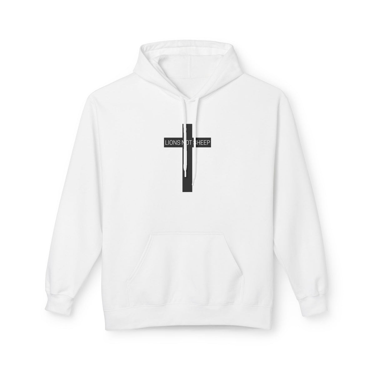 Lions Not Sheep "Cross" Softstyle Fleece Hoodie