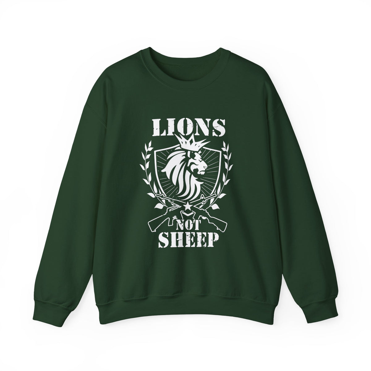 Lions Not Sheep "Rifle" Unisex Crewneck Sweatshirt