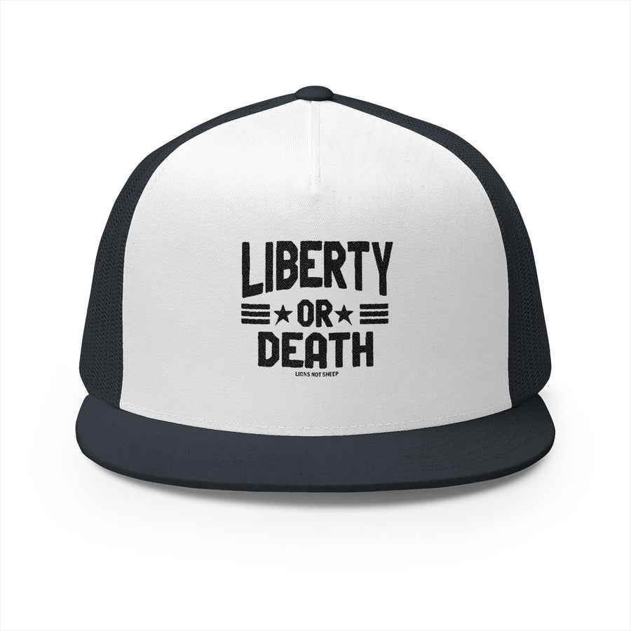 Lions Not Sheep "Liberty or Death" 5 Panel Trucker Hat - Light Version Old
